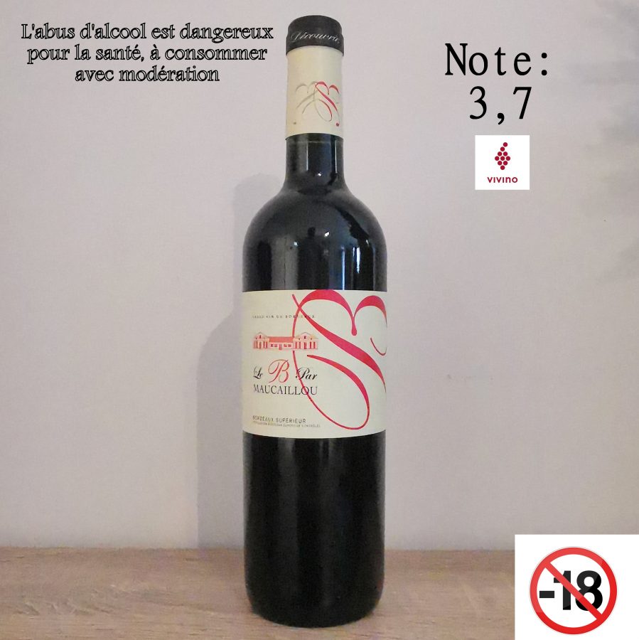 Vin Rouge LE "B" PAR MAUCAILLOU - Livraison Toulouse - Calypso Fleurs